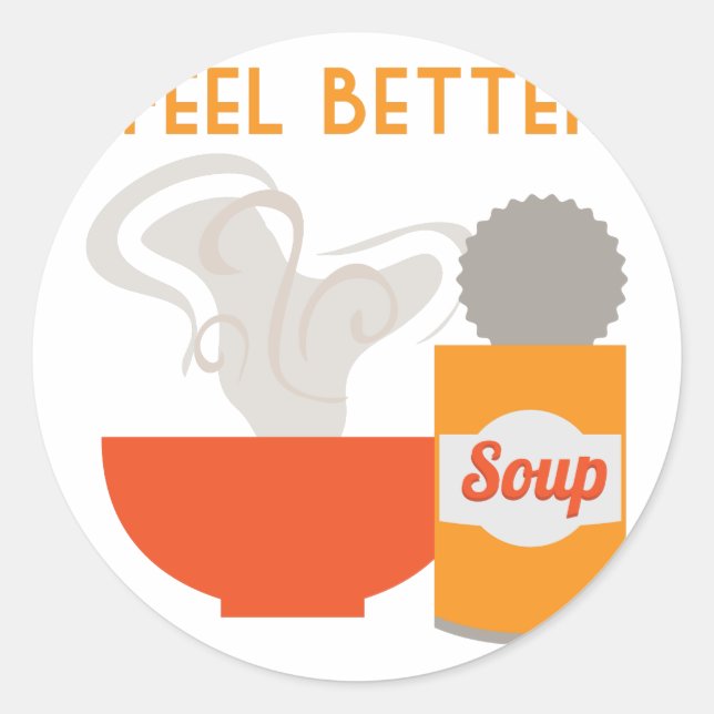Adesivo Redondo Sinta-se melhor (Frente)