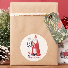 Adesivo Redondo Sinterklaas & Amerigo