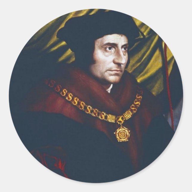 Adesivo Redondo Sir Thomas More (Frente)
