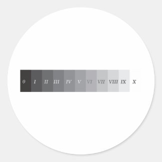 Adesivo Redondo Sistema de zona