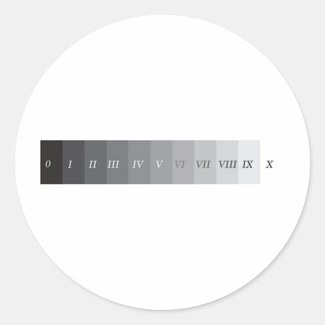 Adesivo Redondo Sistema de zona (Frente)