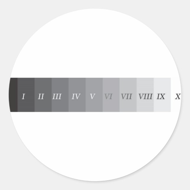 Adesivo Redondo Sistema de zona (Frente)