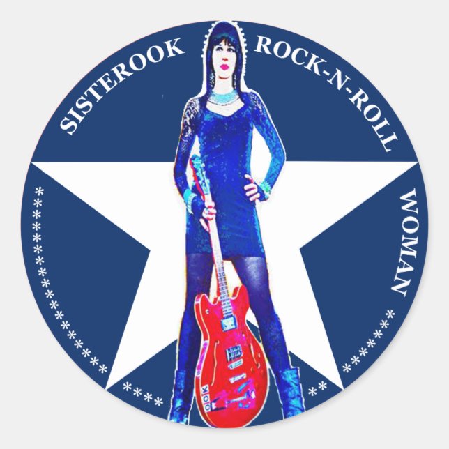 Adesivo Redondo Sisterook Stickers (Frente)