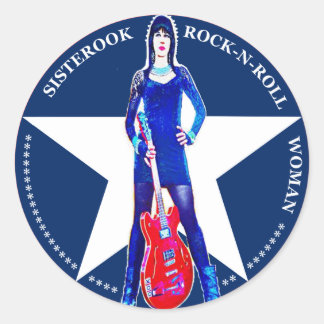 Adesivo Redondo Sisterook Stickers