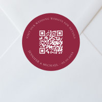 Site de casamento Detalhes do código QR rsvp burgu
