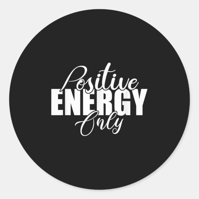 Adesivo Redondo Sitive Energy Only - Sitivity Werful Men Women  (Frente)