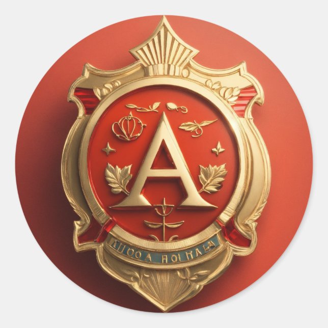 Adesivo Redondo Situação perspicaz (Frente)