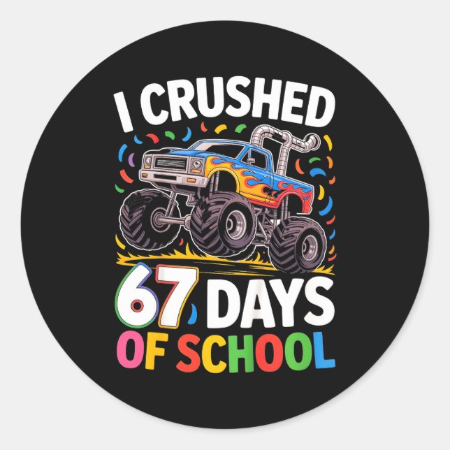 Adesivo Redondo Six Seven Meme Boys Girls Kids  (Frente)