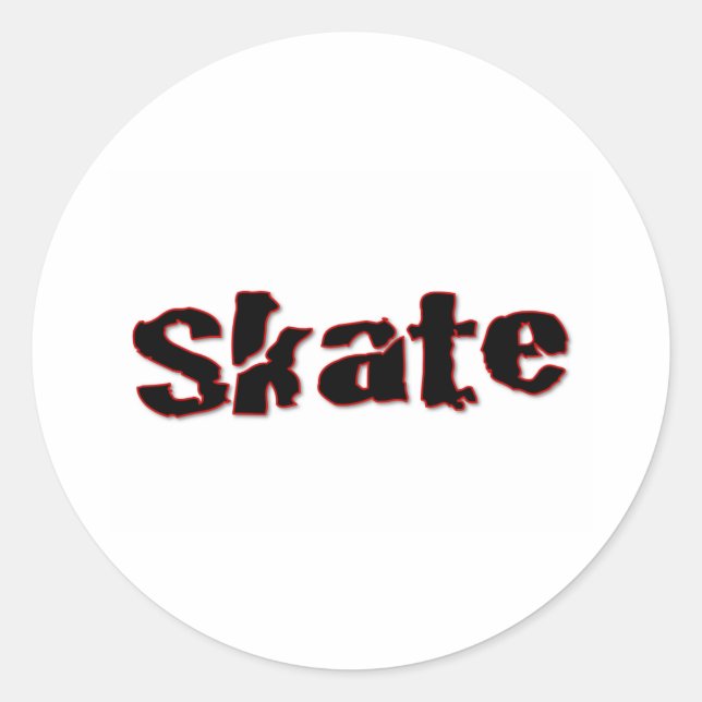 Adesivo Redondo Skate (Frente)