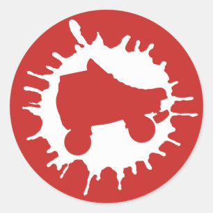 Adesivo Redondo skate splatz