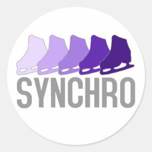 Adesivo Redondo Skates Synchro