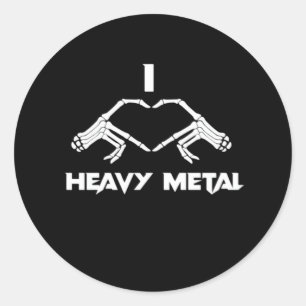 Adesivo Redondo Skeleton Mãos Coração - Dia de as Bruxas engraçado