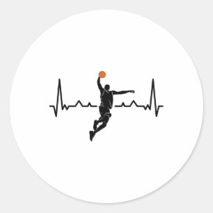 Adesivo Redondo Sketplayer Heartbeat Ller Coach Men Sketll Fan