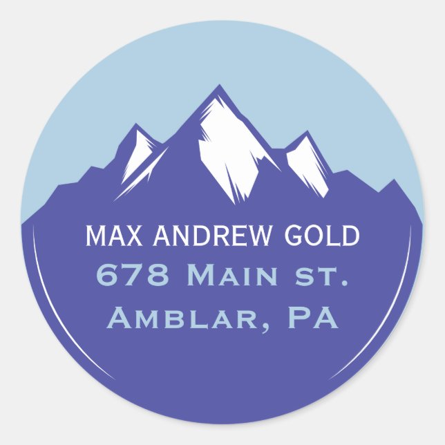 Adesivo Redondo SKIT TICKET Invitation Endereço de Devolução (Frente)