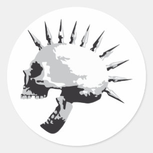 Adesivo Redondo skull