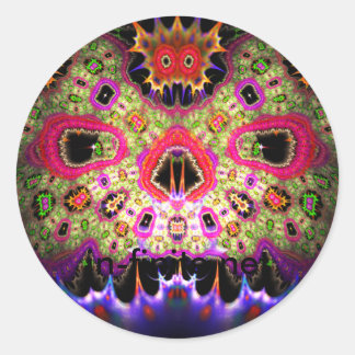 Adesivo Redondo SkullFace