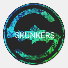 Adesivo Redondo Skunkers Kryptek Sticker