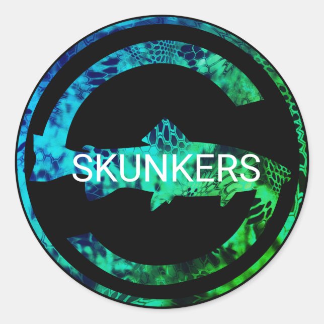 Adesivo Redondo Skunkers Kryptek Sticker (Frente)