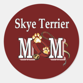 Adesivo Redondo Skye Terrier MOM Gifts