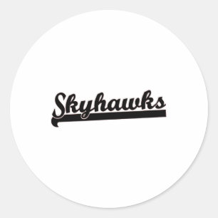 Adesivo Redondo Skyhawks Lacrosse Voleibol Skydiving Basquete