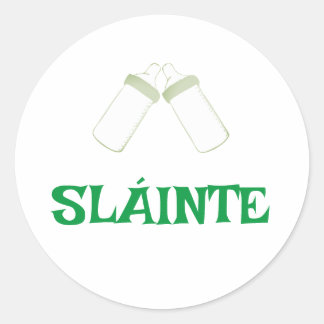 Adesivo Redondo SLÁINTE Sticker