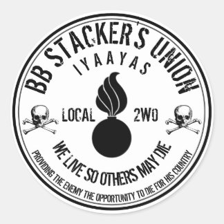 Adesivo Redondo Slap da União do Empilhador BB