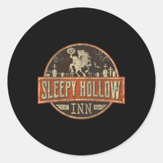 Adesivo Redondo Sleepy Hollow Alloween Horseman