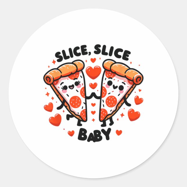 Adesivo Redondo Slice Slice By Valentine  (Frente)