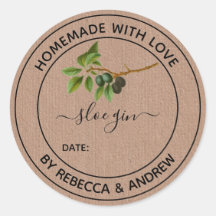 Sloe Gin Kraft Cor Caseiro com Amor