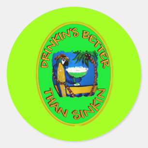 Adesivo Redondo Slogans de Festas 1