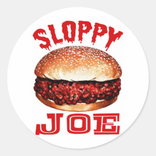 Adesivo Redondo Sloppy Joe