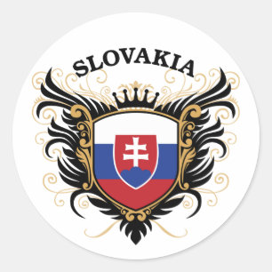Adesivo Redondo Slovakia