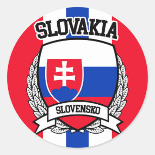 Adesivo Redondo Slovakia