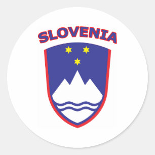 Adesivo Redondo Slovenia