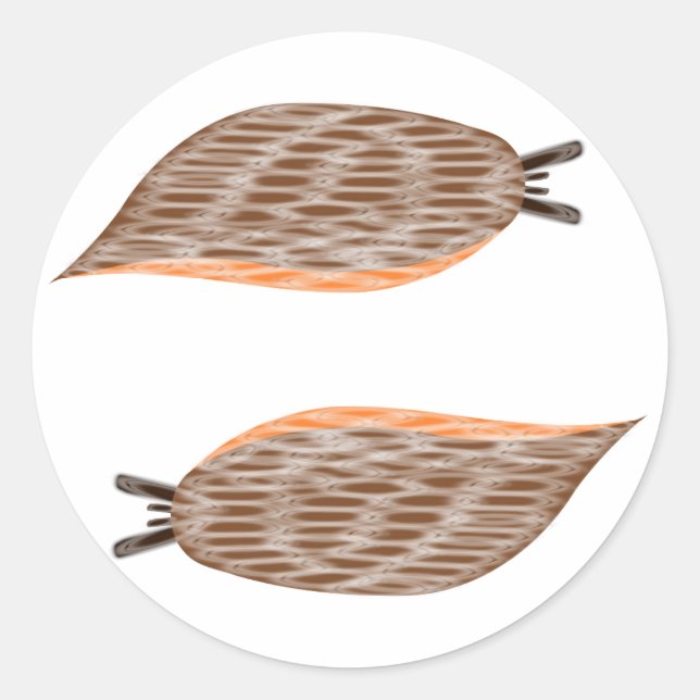 Adesivo Redondo Slugs Sticker (Frente)