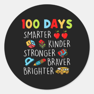Adesivo Redondo Smarter Kinder Mais Forte Mais Brilhante 100 Dias