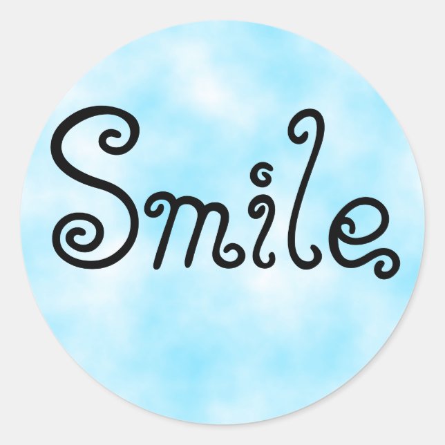 Adesivo Redondo Smile-adesivo (Frente)