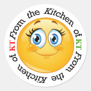 Adesivo Redondo SMILE Kitchen Sticker - SRF