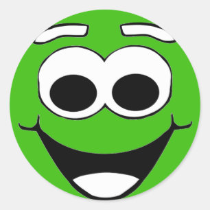 Adesivo Redondo Smiley face