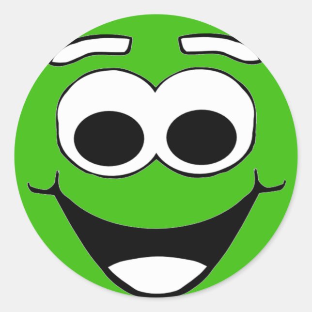 Adesivo Redondo Smiley face (Frente)