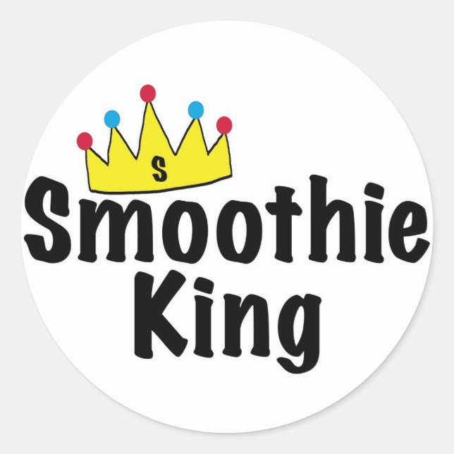 Adesivo Redondo Smoothie King (Frente)