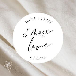 Adesivo Redondo S'more Love Stickers