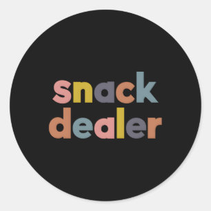 Adesivo Redondo Snack Dealer Para Mãe De E