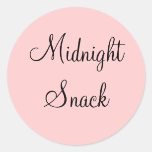 Adesivo Redondo Snack Stickers