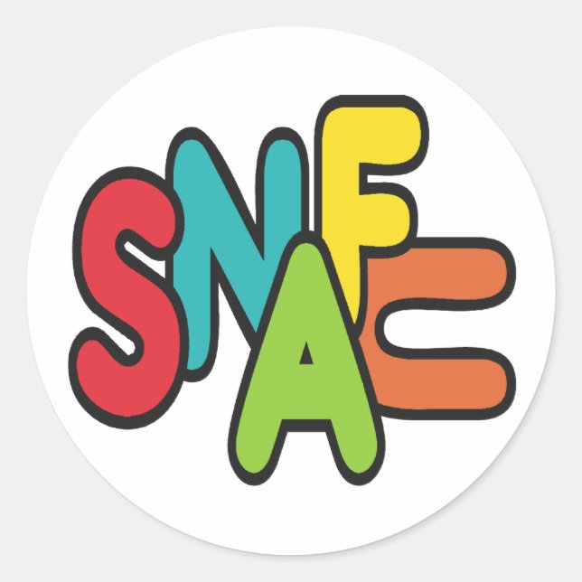 ADESIVO REDONDO SNAFU (Frente)