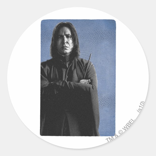 Adesivo Redondo Snape Severo (Frente)