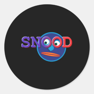 Adesivo Redondo Snood Oficial Snood