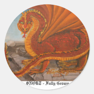 Adesivo Redondo SNORT - Totalmente Cultivado