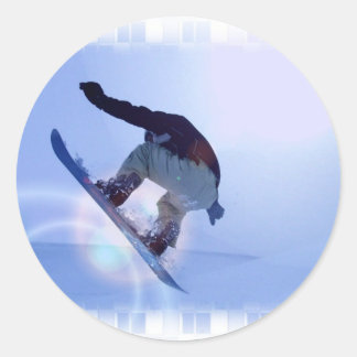 Adesivo Redondo snowboard-12