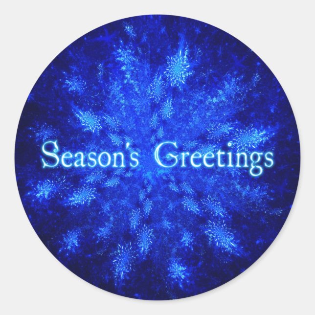 Adesivo Redondo Snowburst (Frente)